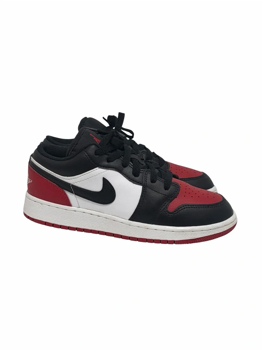 Nike Air Jordon Low 1 “Bred Toe 2.0” Boy’s Sneakers - Brand New - Size 4.5